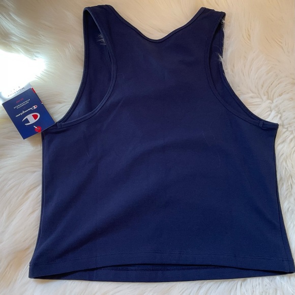 Champion Logo Cropped Tank Top - NWT - Size Large - Picture 9 of 9